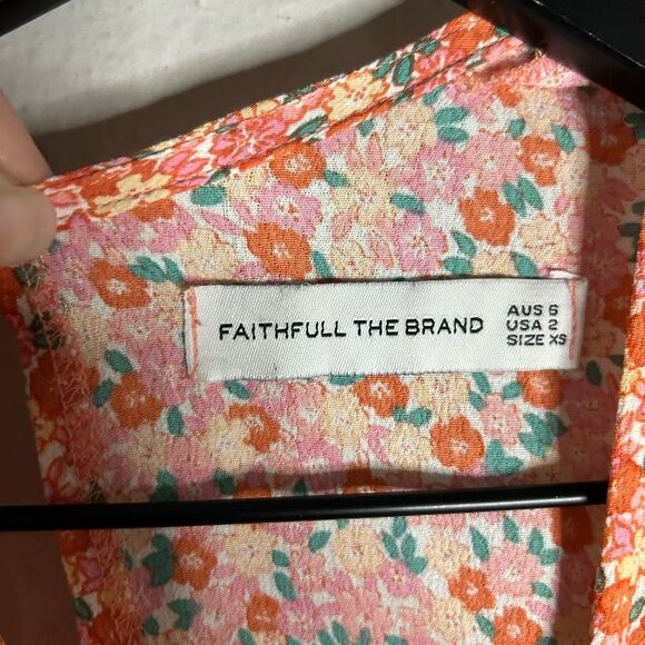 Faithfull The Brand Anka Floral Jumpsuit Size 2 - Picture 8 of 16